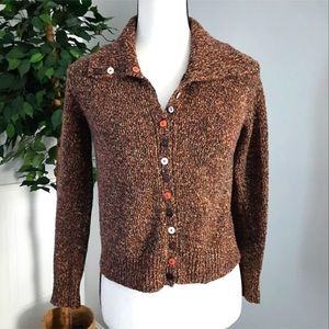 Petite Sophisticate silk blend shawl collar M